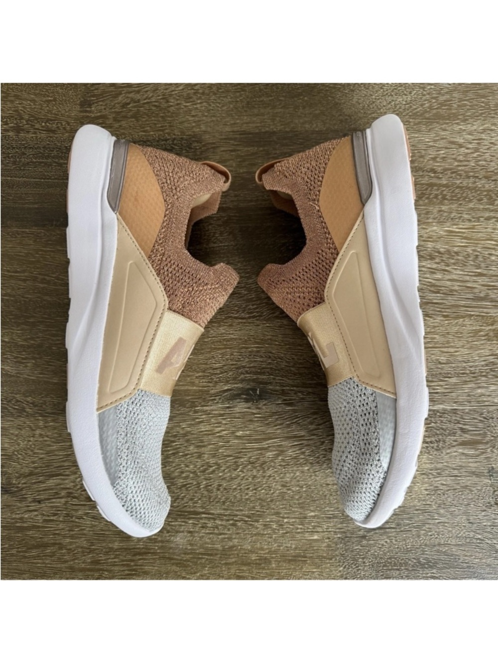 APL Slip-On Knit Sneakers in Gold, Rose Gold, Silver - Picture 5 of 6
